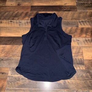 lululemon athletica Navy Sleeveless Polo Tank